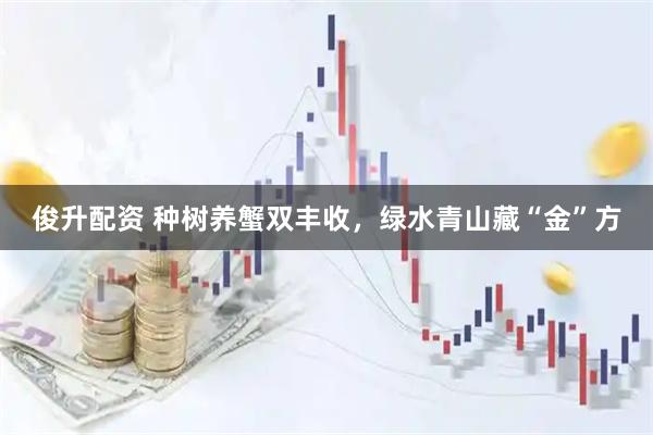 俊升配资 种树养蟹双丰收，绿水青山藏“金”方